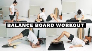 'Balance Board Home Workout - 15 Übungen für ein Ganzkörper Training zuhause'