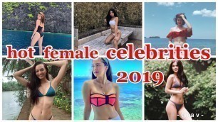 'HOT FEMALE CELEBRITIES WITH THEIR FITNESS GOAL BEACH BODY 2019 || HOTTEST PINAY ACTRESS'