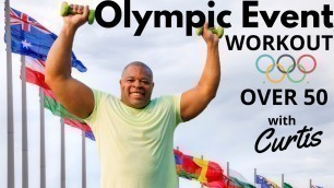 'Fun Exercises for Seniors & Beginners. 10 min Olympic Events workout at home for seniors & beginners'