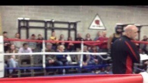 'Let the Games begin the fight is here at Fist fitness w Eric Sopper Margurites place w Justin Big Da'
