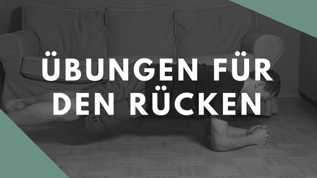 'Übungen für den Rücken'