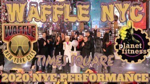 'Waffle Dance Crew New Years Eve Planet Fitness Performance 2021 !'