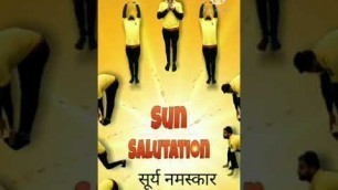 '#Short clip For Sun Salutation / Surya Namaskar Mantra'