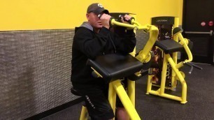'Planet Fitness Triceps Machine - How to use the triceps machine at Planet Fitness'