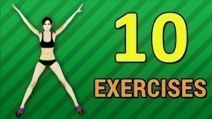 '10 Simple Exercises To Lose Weight At Home'