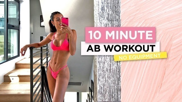 10 Minute Ab Workout // No Equipment | Sami Clarke
