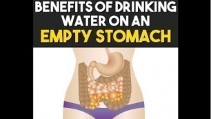 'Benefits Of Drinking Water On An Empty Stomach | Indian Fitness Mantra'