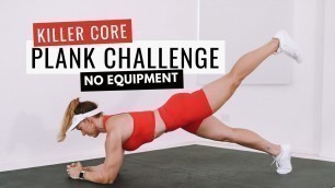 '10 MIN KILLER CORE PLANK CHALLENGE | 20 Plank Variations for Better Abs