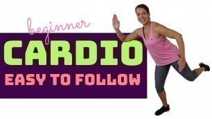 '30 Minute Beginners Cardio Workout – Low Impact and No Jumping Cardio Exercises – Knee Friendly'
