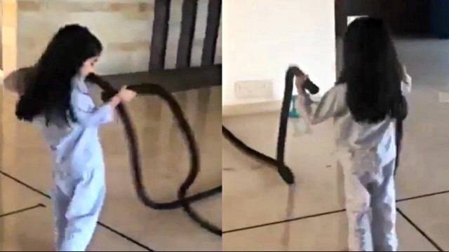 'Akshay Kumar Daughter Nitara Kumar Rope Workout Video'