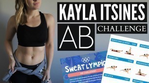 'Kayla Itsines Sweatlympics Ab Challenge | Workout With Me'