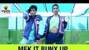 'Zumba Workout On Mek it Bunx Up | Zumba Fitness Video | Choreographed By Vijaya Tupurani'