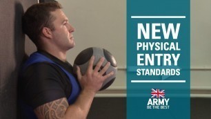 New Physical Entry Standards | British Army