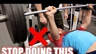 'How to PROPERLY Bench Press | FIX YOUR FORM NOW'