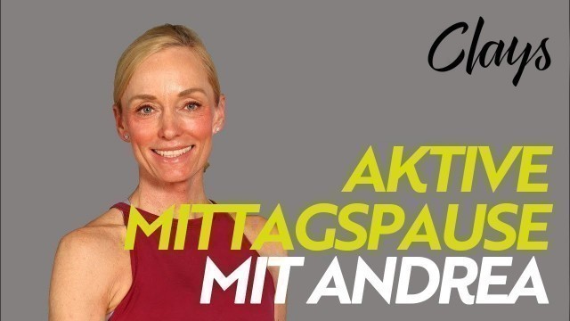 'CLAYS LIVE: Aktive Mittagspause mit Andrea am 26.11.20'