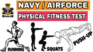 'Indian NAVY / AIRFORCE Physical Fitness Test | 1600 m RUNNING , SQUATS , PUSH-UP Technique'