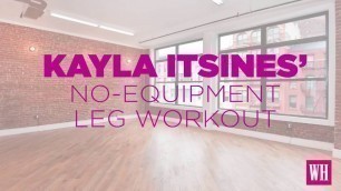 'Workoutvideo met Kayla Itsines #1 | benen trainen!'