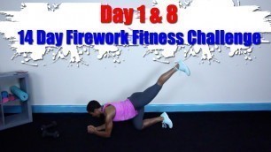 '20 Minute Intense Lower Body Workout | Day 1 & 8 | Firework Fitness Challenge'