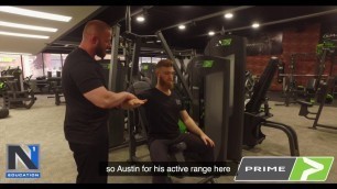 'Prime Chest Press Setup and Exercise Execution  Demo'