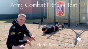 'How to Pass the Army Combat Fitness Test - Hand Release Push-up'