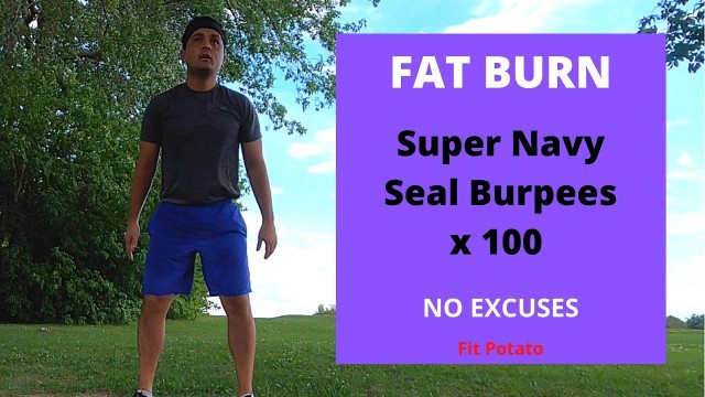 'Fat Burn Routine: Super Navy Seal Burpees & Other Simple Body Workout... @BURPEEyoga Uncle.'