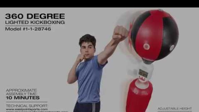 '360 Degree Lighted Kickboxing Trainer Assembly Video'