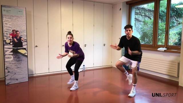 'Unisport Online-Kurs Fitness Dance mit Claudia und Bayardo'