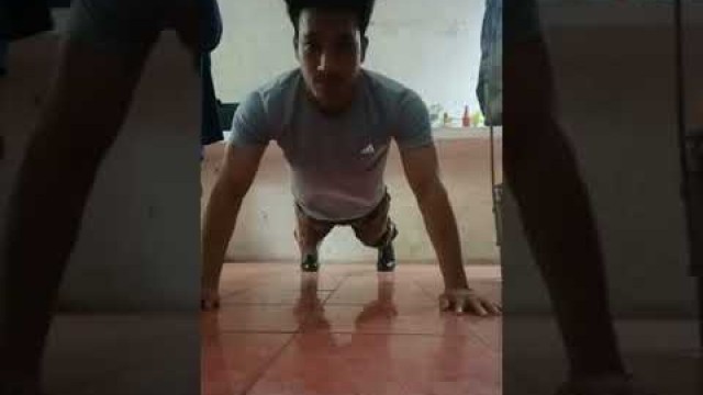 'Push up challenge ..fitness lover'