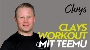 'CLAYS LIVE: Clays Workout mit Teemu 18.05.2020'
