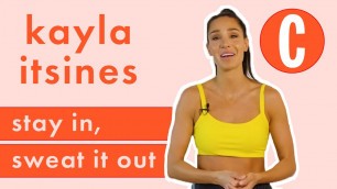'Kayla Itsines 14-minute ab workout | Stay In, Sweat It Out'