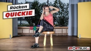 '13 Min Rücken Workout | 11 Übungen ohne Geräte fürs Büro oder zu Hause'