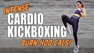 'Intense Cardio Kickboxing to Lose Weight (Burn 400Cals!) | Joanna Soh'