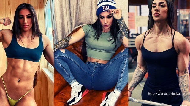 'Fitness model Bakhar Nabieva workout motivation | strong legs | bikini body model | female fitness |'