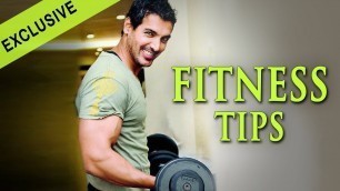 'John Abraham Fitness Tips - Celebrity Fitness | Bipasha Basu Workout'