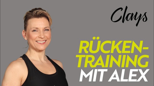 'CLAYS LIVE: Rückentraining mit Alex am 04.11.2020'