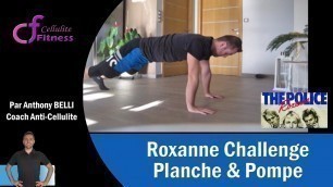 '#Demo Challenge Fitness en Musique : Roxanne The Police: Pompes/Gainage'