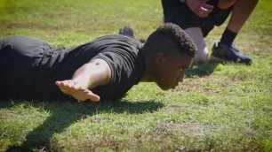 'Third Event of the Army Combat Fitness Test (ACFT): Hand Release Push-up'