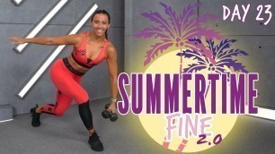 30 Minute Cardio and Abs AMRAP Workout | Summertime Fine 2.0 - Day 23