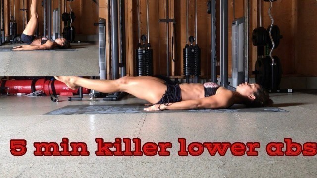 'Lower ab workout/ the best lower ab routine/ Intense abs workout / Ejercicios para vientre bajo'