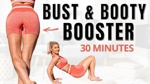 'BUST & BOOTY BOOSTER - 30 minutes LIFT WORKOUT | Rebecca Louise'