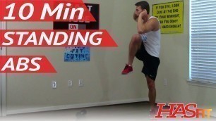 '10 Min Standing Ab Workout - HASfit Standing Ab Exercises - Standing Abdominal Exercises Workouts'