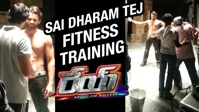 'Sai Dharam Tej Training on the sets of ‪‎Rey‬ | Kuldep Sethi | 360 Degree Fitness'