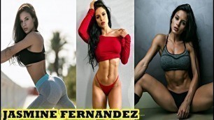 'Jasmine Fernandez - Sexy Fitness Model / Female Muscle Exercises'