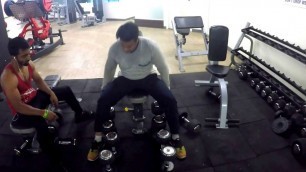'Inclined Dumbbell Press Dropsets @ 360 Degree Fitness'