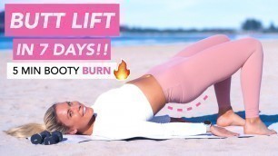 'LIFT + TONE YOUR BUTT IN 7 DAYS 