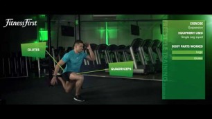 'Fitness First Freestyle exercise - Single Leg Squat - Suspension'