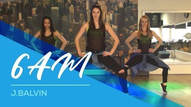 '6AM - J.Balvin - Cumbia-Merengue version - Easy Fitness Dance Choreography'