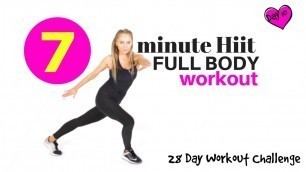 HIIT ROUTINE -HOME EXERCISE WORKOUT VIDEO - FULL BODY CARDIO HIIT  - ideal as a Beginners Workout