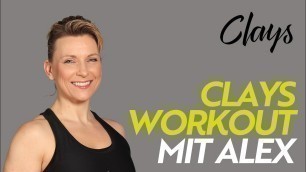 'CLAYS LIVE: Clays Workout mit Alex'