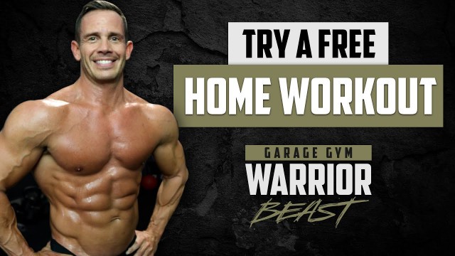 'Try a FREE Garage Gym Warrior Home Workout'